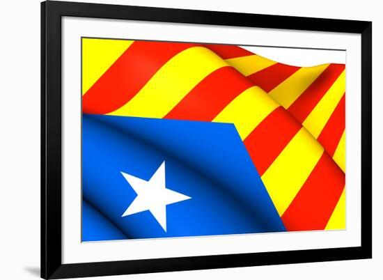 Blue Estelada Flag-Yuinai-Framed Premium Giclee Print