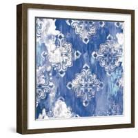 Blue Ex I-Eva Watts-Framed Art Print