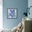 Blue Ex I-Eva Watts-Framed Art Print displayed on a wall