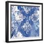 Blue Ex I-Eva Watts-Framed Art Print