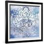 Blue Ex II-Eva Watts-Framed Art Print