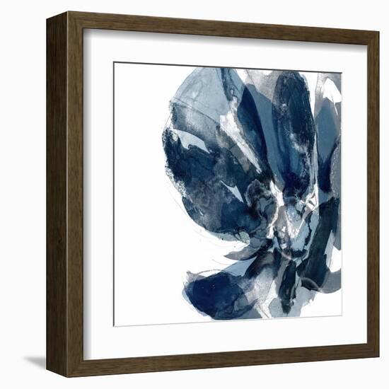 Blue Exclusion I-Jennifer Goldberger-Framed Art Print