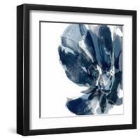 Blue Exclusion I-Jennifer Goldberger-Framed Art Print