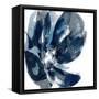 Blue Exclusion II-Jennifer Goldberger-Framed Stretched Canvas