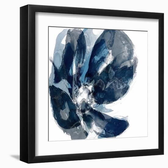 Blue Exclusion II-Jennifer Goldberger-Framed Art Print