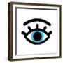 Blue Eye-Milli Villa-Framed Art Print