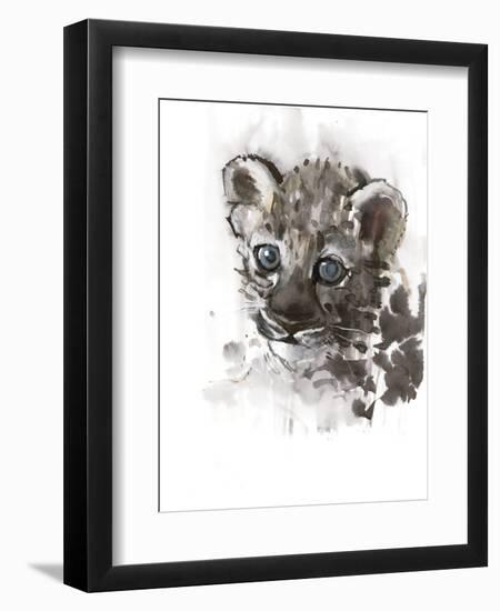 Blue Eyes (Arabian Leopard Cub), 2008-Mark Adlington-Framed Giclee Print