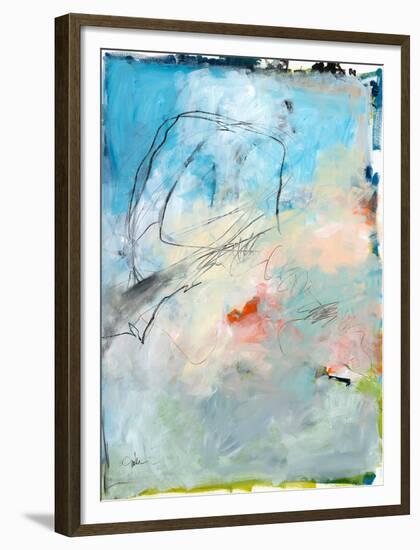 Blue Fade No. 2-Jan Weiss-Framed Art Print