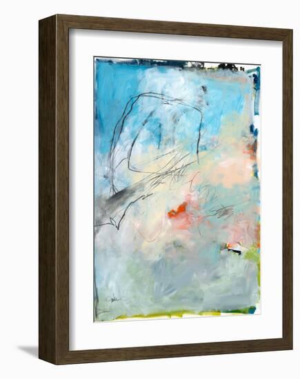 Blue Fade No. 2-Jan Weiss-Framed Art Print