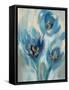 Blue Fairy Tale Floral I-Silvia Vassileva-Framed Stretched Canvas