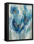 Blue Fairy Tale Floral II-Silvia Vassileva-Framed Stretched Canvas