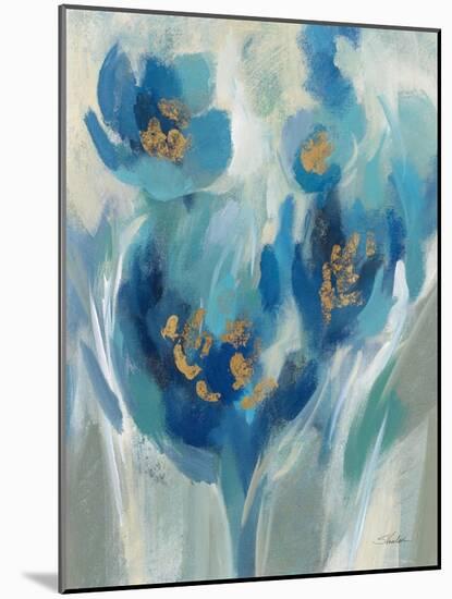 Blue Fairy Tale Floral II-Silvia Vassileva-Mounted Art Print