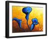 Blue Fancy-Megan Aroon Duncanson-Framed Art Print