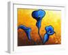 Blue Fancy-Megan Aroon Duncanson-Framed Art Print