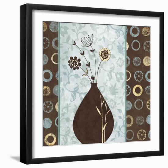 Blue Fantasie II-Veronique-Framed Giclee Print