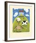 Blue Farmhouse-Sophie Harding-Framed Giclee Print