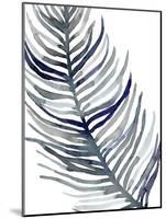 Blue Feathered Palm I-Emma Scarvey-Mounted Art Print