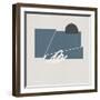 Blue Felt III-Jacob Green-Framed Art Print