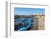 Blue Fishing Boats in Essaouira Port, Formerly Mogador, Morocco, North Africa, Africa-Matthew Williams-Ellis-Framed Photographic Print