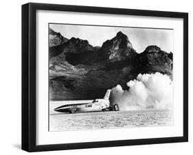 'Blue Flame' Rocket-Powered Car, C1970-null-Framed Photographic Print