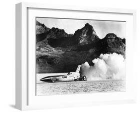 'Blue Flame' Rocket-Powered Car, C1970-null-Framed Photographic Print