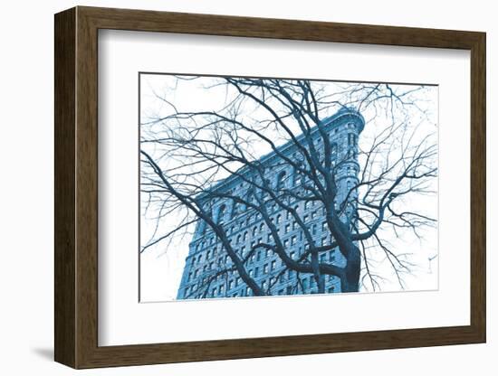 Blue Flatiron-Erin Clark-Framed Art Print