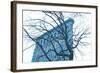 Blue Flatiron-Erin Clark-Framed Art Print