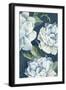 Blue Floral Composition II-Alex Black-Framed Art Print