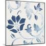 Blue Floral Shimmer I-Tiffany Hakimipour-Mounted Art Print