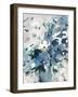 Blue Floral Vase-null-Framed Art Print