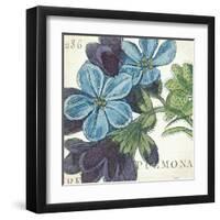 Blue Floral-Hugo Wild-Framed Art Print