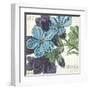 Blue Floral-Hugo Wild-Framed Art Print