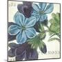 Blue Floral-Hugo Wild-Mounted Art Print