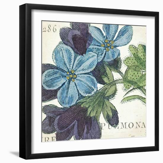 Blue Floral-Hugo Wild-Framed Art Print