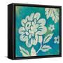 Blue Floral-Hope Smith-Framed Stretched Canvas