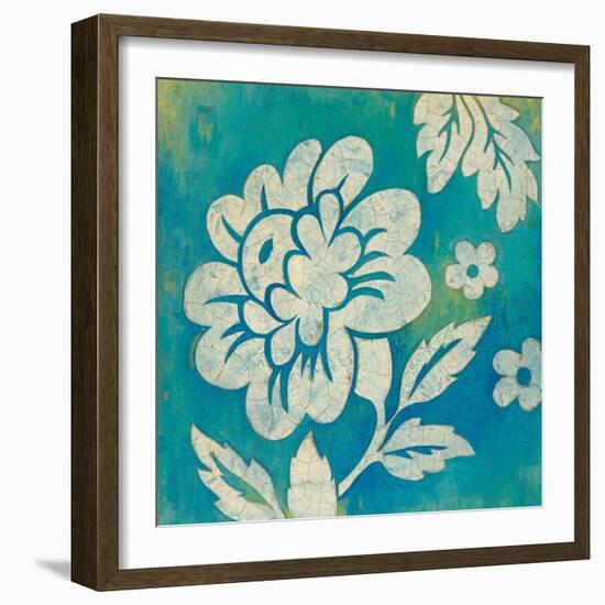 Blue Floral-Hope Smith-Framed Art Print