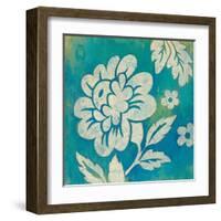 Blue Floral-Hope Smith-Framed Art Print