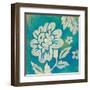 Blue Floral-Hope Smith-Framed Art Print