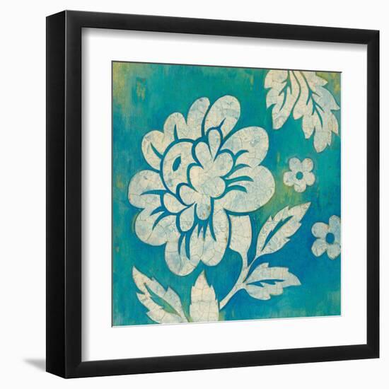 Blue Floral-Hope Smith-Framed Art Print