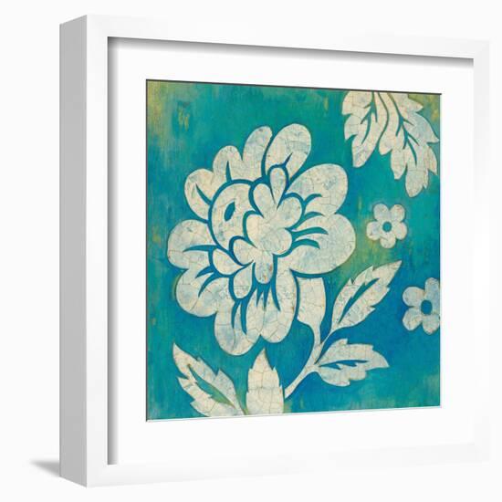 Blue Floral-Hope Smith-Framed Art Print