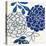 Blue Floralesque 2-Bella Dos Santos-Stretched Canvas
