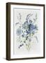 Blue Florals I-Asia Jensen-Framed Art Print