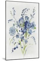 Blue Florals I-Asia Jensen-Mounted Art Print