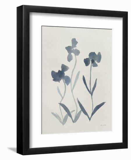 Blue Florals I-Pamela Munger-Framed Art Print