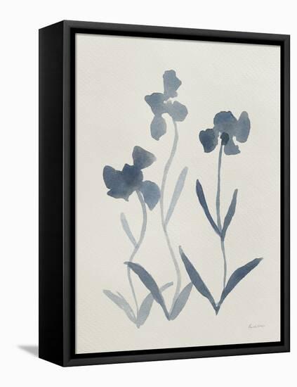 Blue Florals I-Pamela Munger-Framed Stretched Canvas