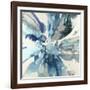 Blue Flower Explosion-Randy Hibberd-Framed Art Print