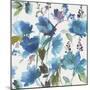 Blue Flower Garden I-Asia Jensen-Mounted Art Print