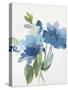 Blue Flower Garden II-Asia Jensen-Stretched Canvas