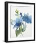 Blue Flower Garden II-Asia Jensen-Framed Art Print