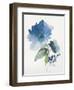 Blue Flower Garden III-Asia Jensen-Framed Art Print